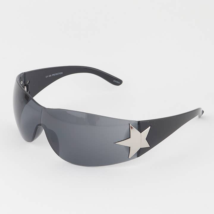 80473 ZONNEBRILLEN MET STERSCHILD voor wholesale door 3AM BY H&D ACCESSORIES