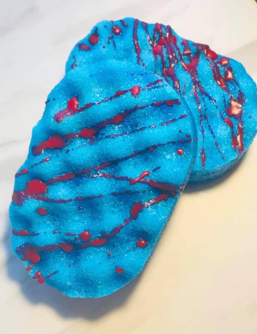 Flaming desserts - Wholesale Bath Pouf/Sponge - Soap infused sponges4