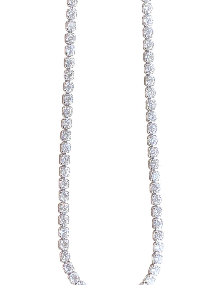 Collier Tennis CZ Dallas pour la vente par Gemelli
