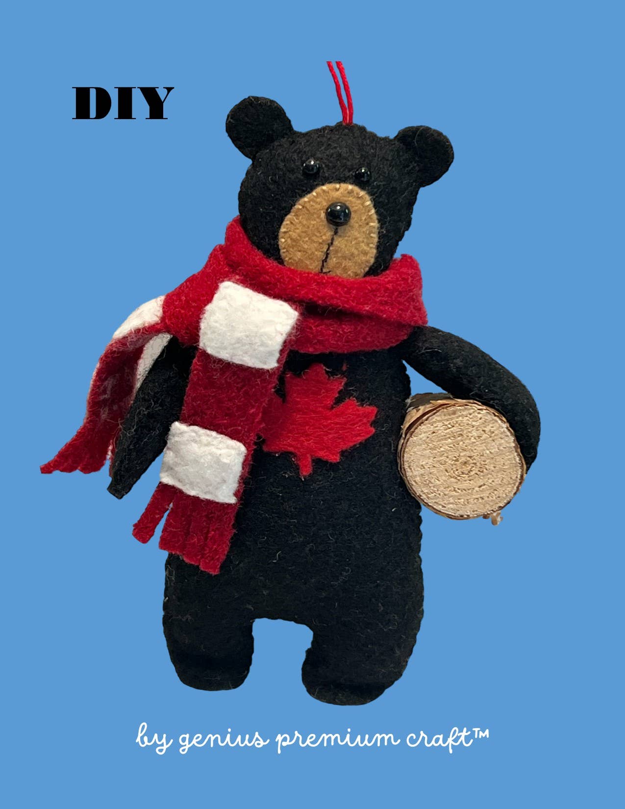 Genius Premium Craft - Wholesale Craft Sewing Kit - Felt BLACK BEAR Sewing Kits7