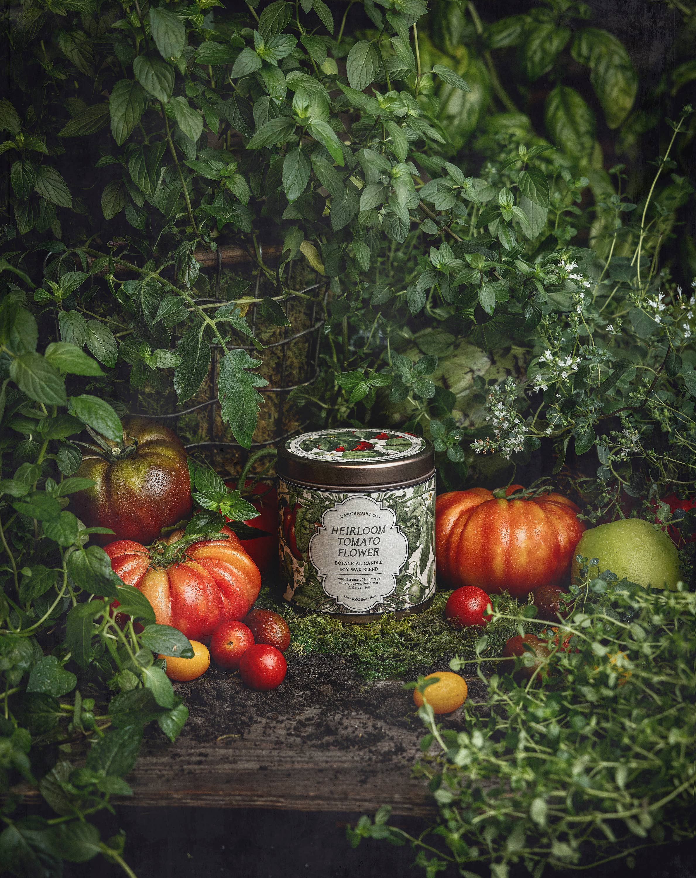 L'apothicaire Co. - Wholesale Jar/Filled Candle - JARDIN | Heirloom Tomato Flower | Candle3