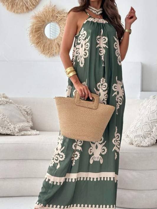 Queen Fashion - Wholesale Blouse - Women's - halterneck dress for boho inspired summer1