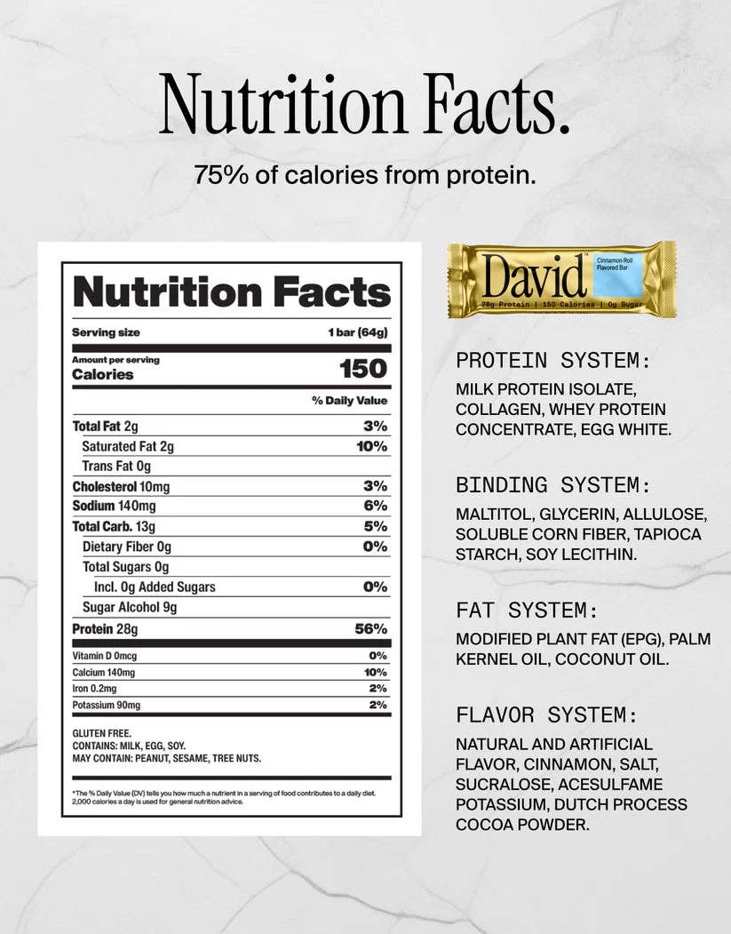 Campus Protein - Wholesale Snack Bar - David Protein Bar12