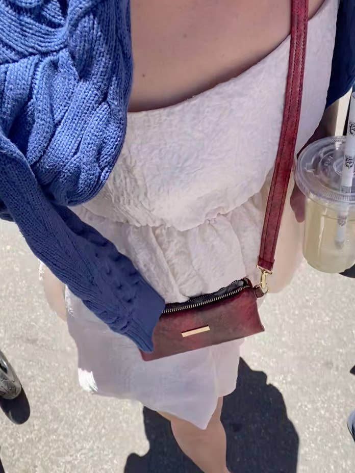 The Mini Crossbody — Cherry for wholesale by KMC Handbags