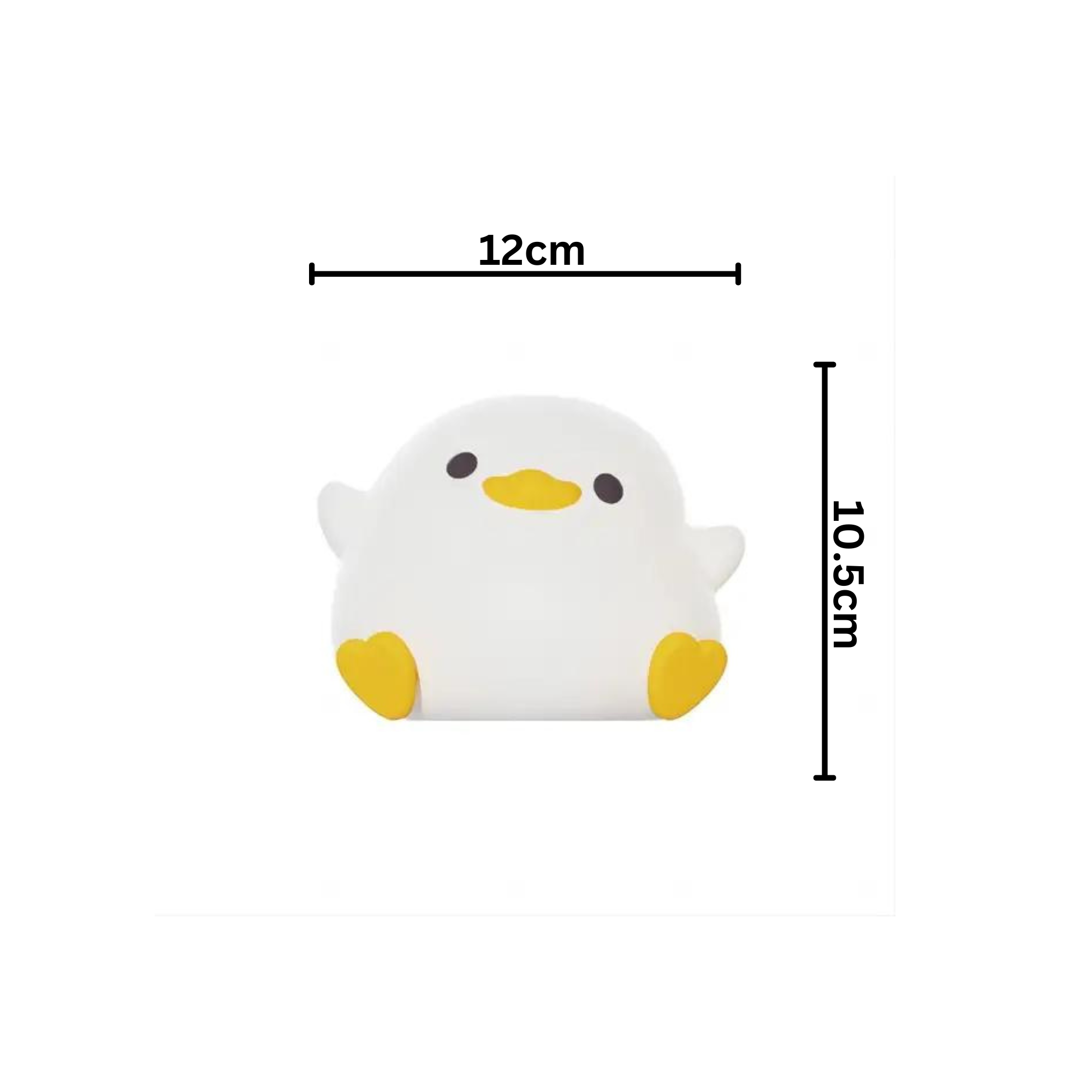 huemabe (All Import Duties Covered) - Vente Veilleuse - Enfant et bébé - Veilleuse LED en silicone en forme de canard1