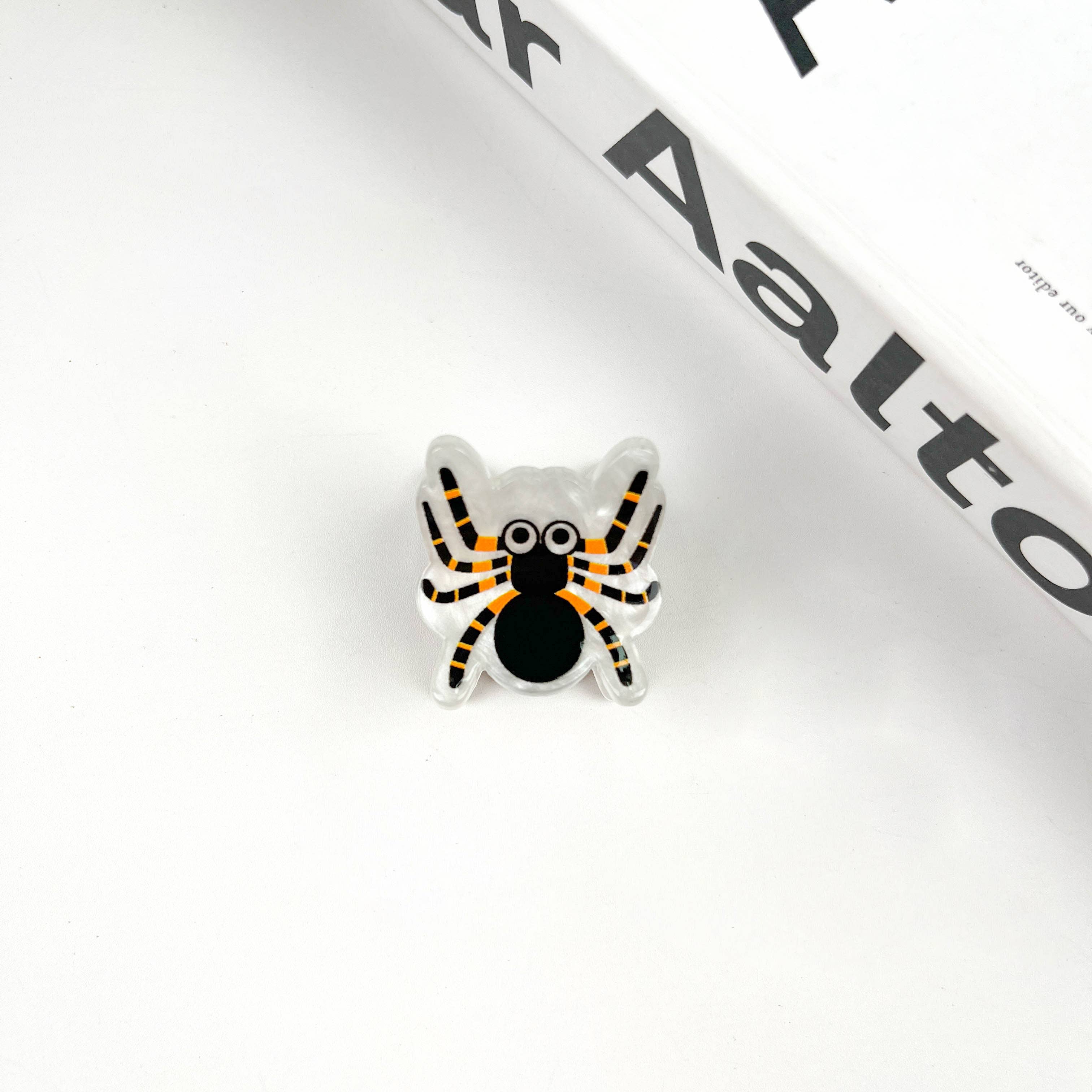 TheDivaSoap – wholesale Hair clip – Women’s – White Ghost Hair Claw,Halloween Hair Clip3