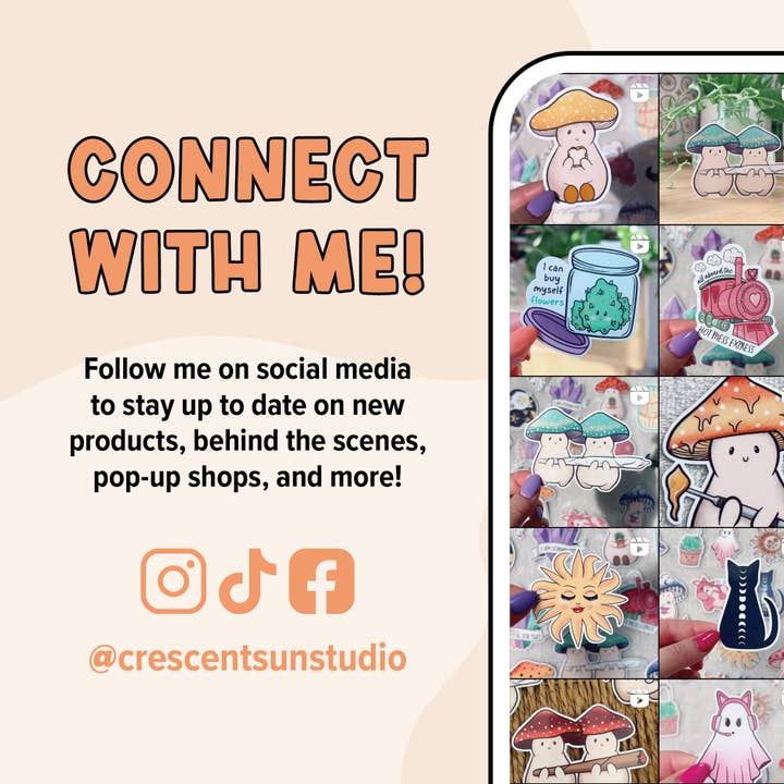 Crescent Sun Studio - Wholesale Notebook - Reusable Sticker Book, Sticker Collection Album4