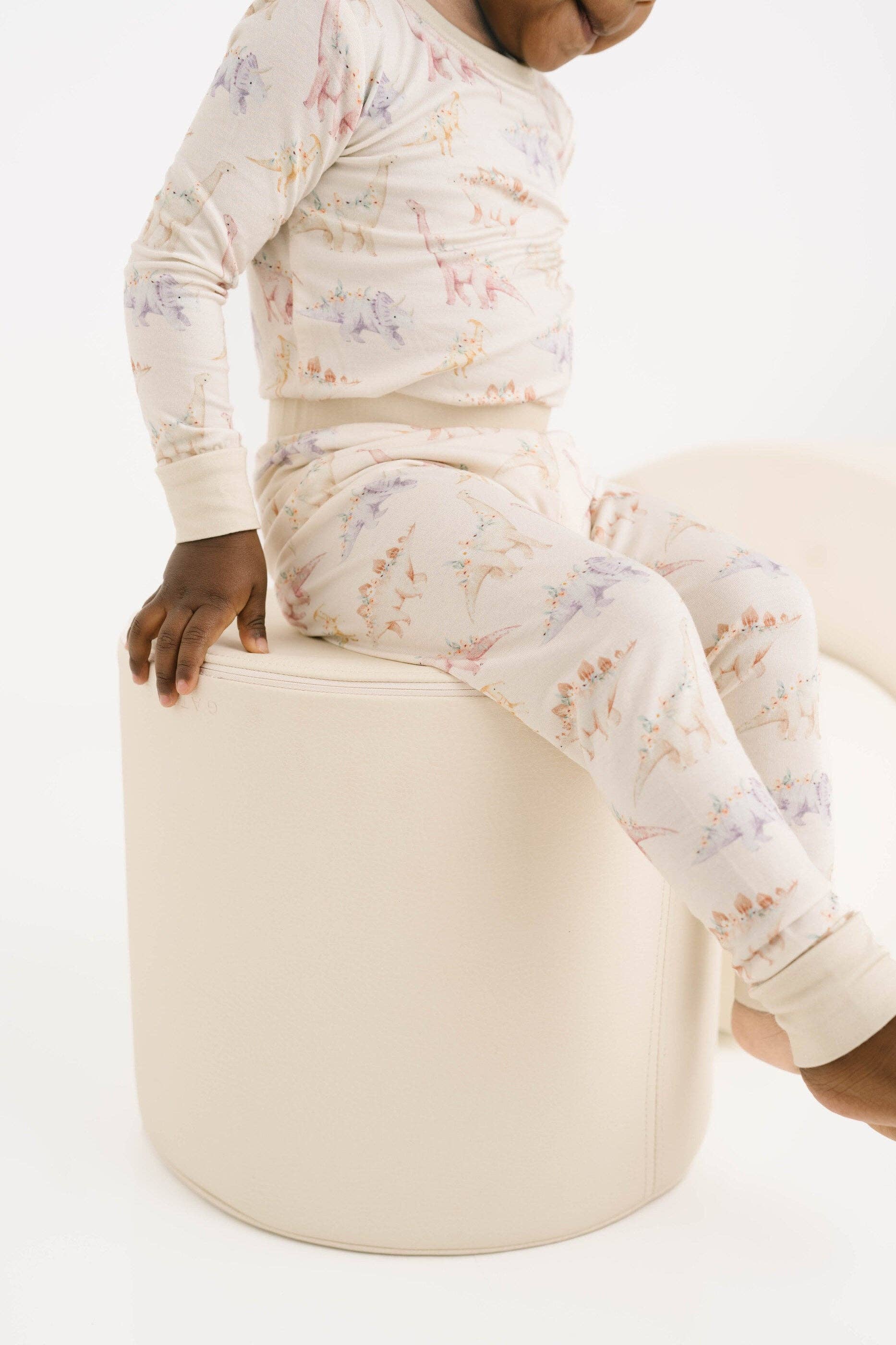 Little One Shop - Wholesale Top & Pant Set - Kids - Floral Dino Bamboo Set9