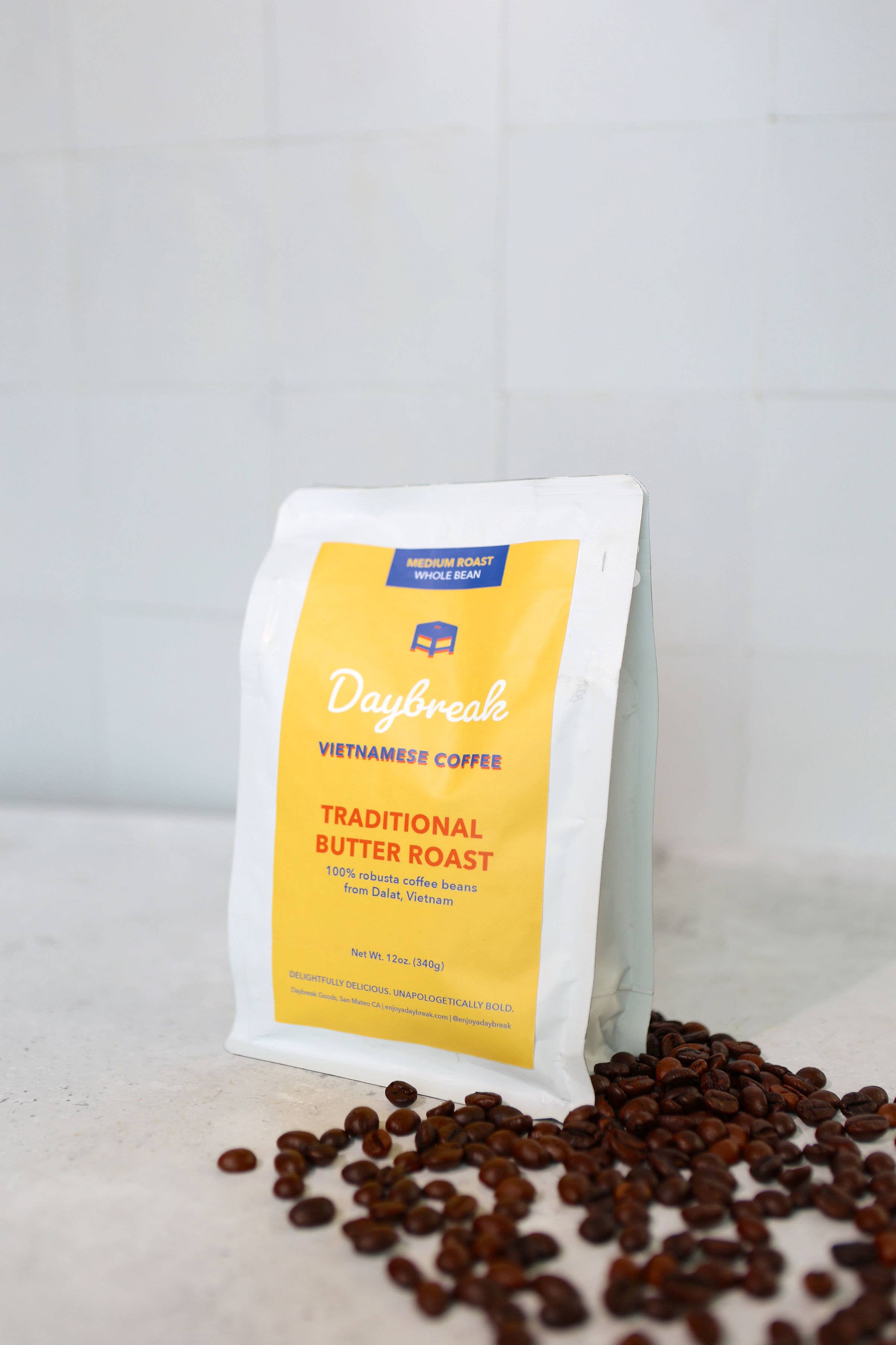 Daybreak Vietnamese Coffee - Venta al por mayor Café en grano - [GRANO ENTERO] Café vietnamita tueste medio con mantequilla0