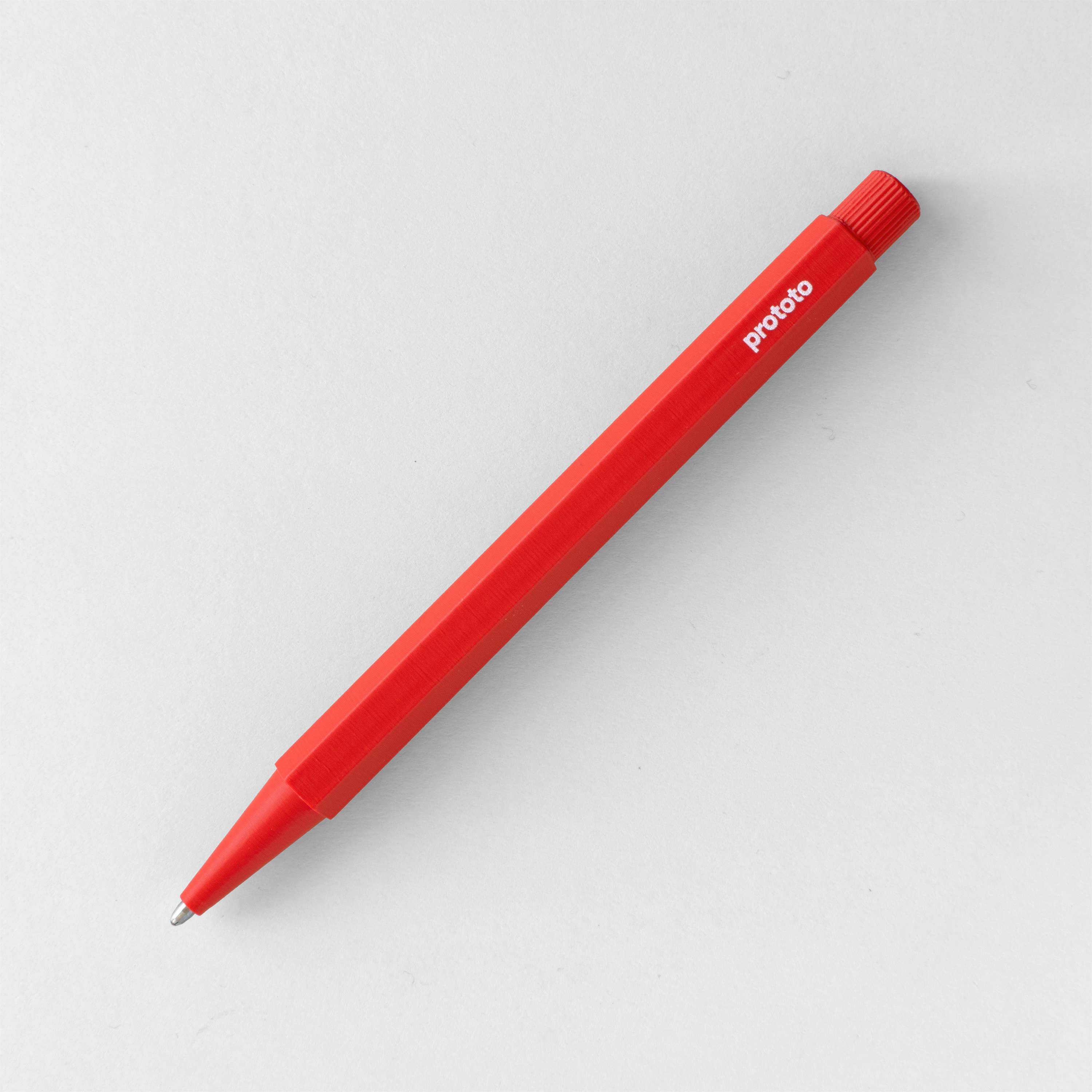 Prototo - Wholesale Pen - Red Zero Waste Ballpoint Pen Eco-Friendly Sustainable1