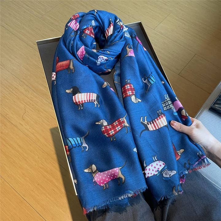 FurDecoration - Wholesale Scarf - Women's - Thin Printed Small Handkerchief