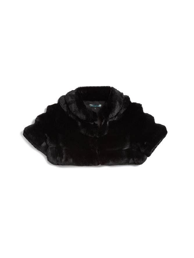 The Lacey Faux Fur Bolero for wholesale by Jocelyn