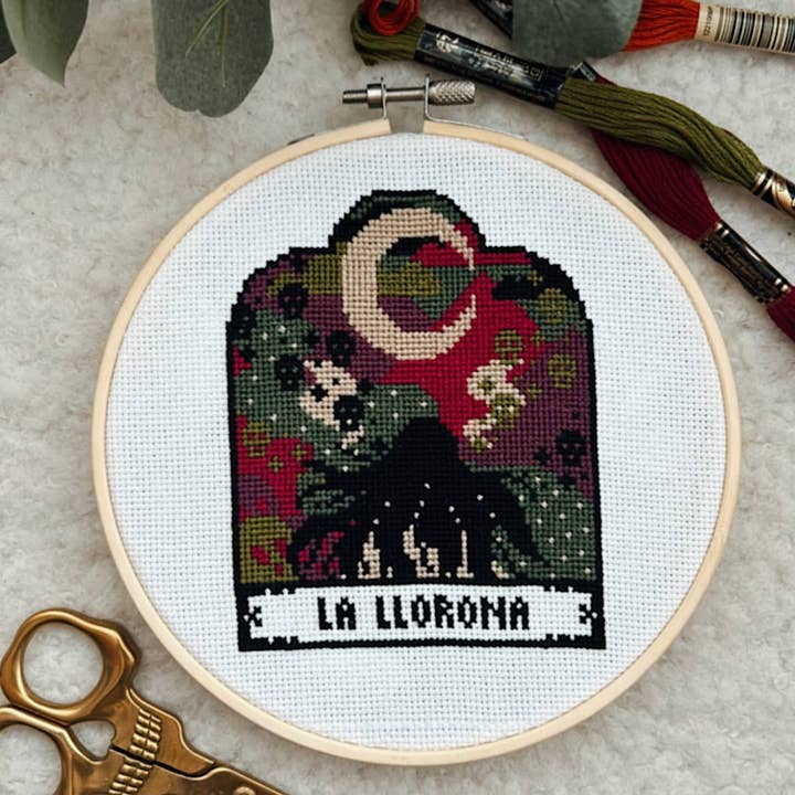 'La Llorona' Folklore Collection Cross Stitch Kit for wholesale by Innocent Bones