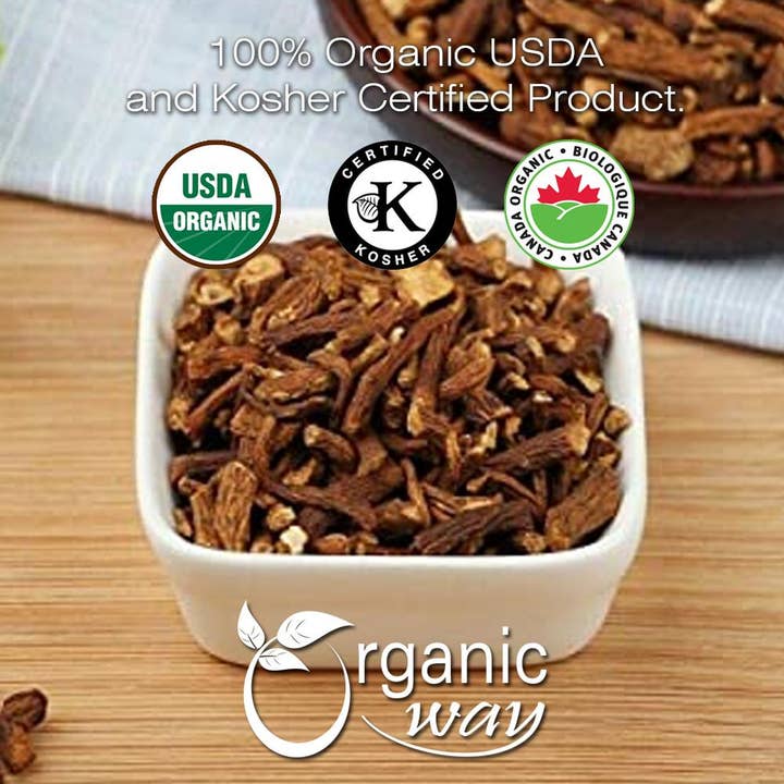 Organic Way LLC – wholesale Herbs – Organic Dandelion Root (Cut & Sifted)