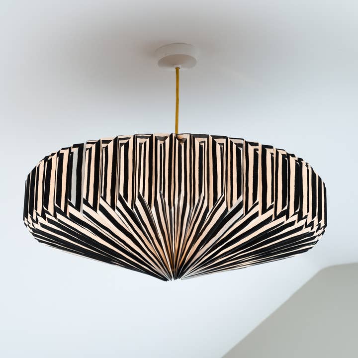 AARVEN – wholesale Lampshade – Origami Paper Lightshade "Saucer"1