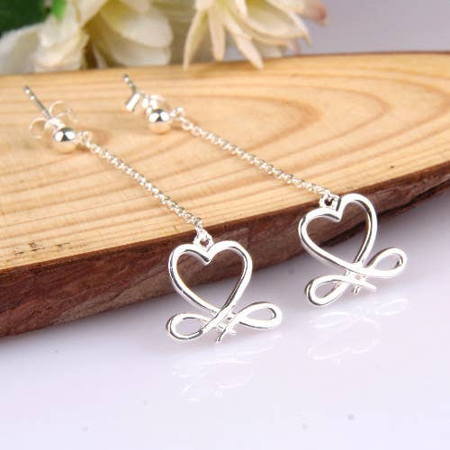 Simple Drop øreringe sølv for engroshandel hos My Olivia