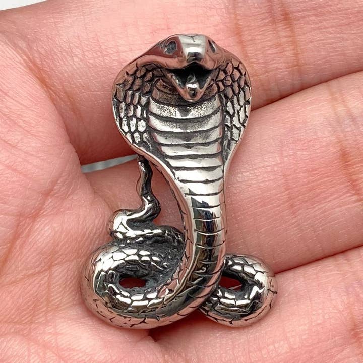 Mamba Cobra Stainless Steel Craft Pendant - MJ/MNP for wholesale by Mio Queena
