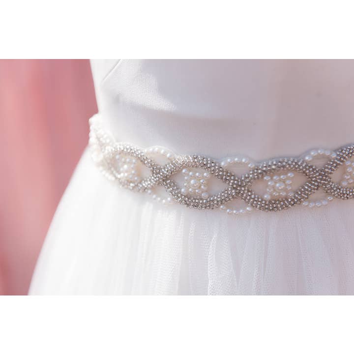Brides and Belts - Wholesale Belt - Women's - The Wendy Handmade Pearl and Beaded Women's Belt6