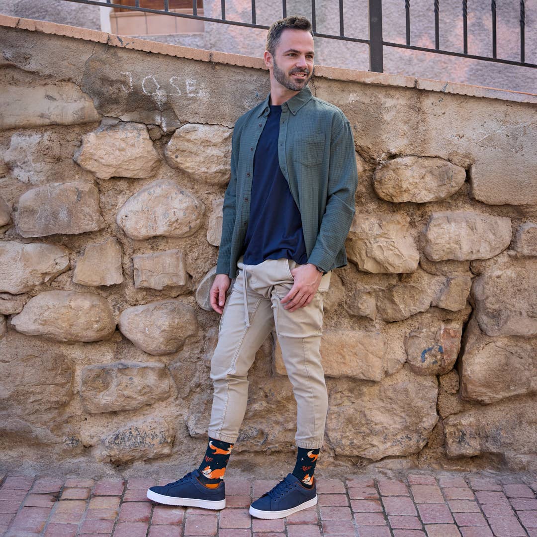 KYLIE CRAZY – Großhandel Socken - Unisex – Unisex Halbhohe nahtlose Socken aus Baumwolle ZORRO9