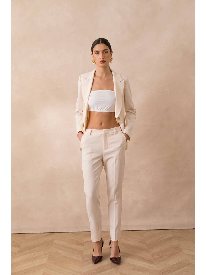 Attentif Paris – wholesale Kostymjacka – Dam – Heather figursydd kavaj för dam76