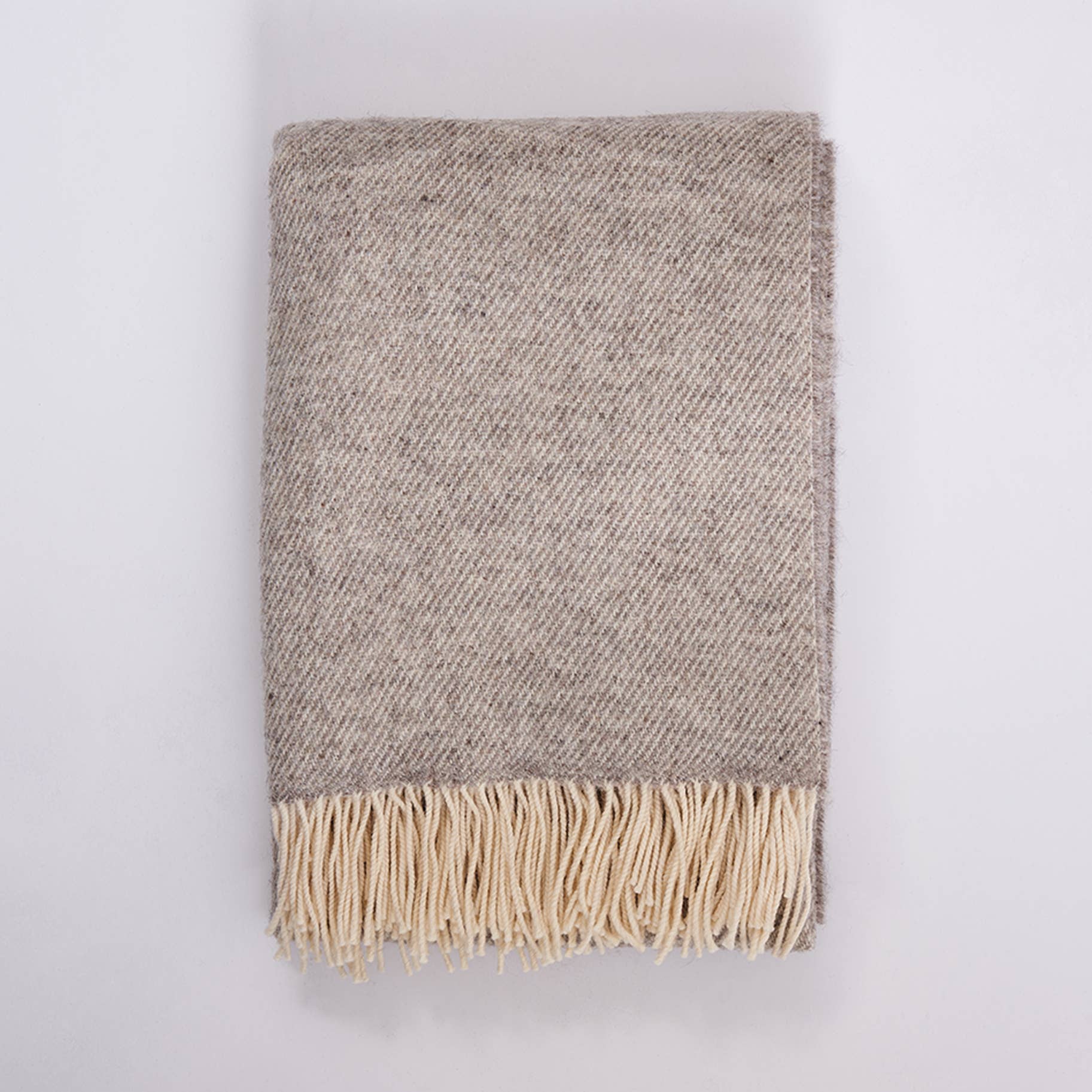 Adam Curtis Online - Wholesale Throw Blanket - Best of British Wool Throw in Soft Grey