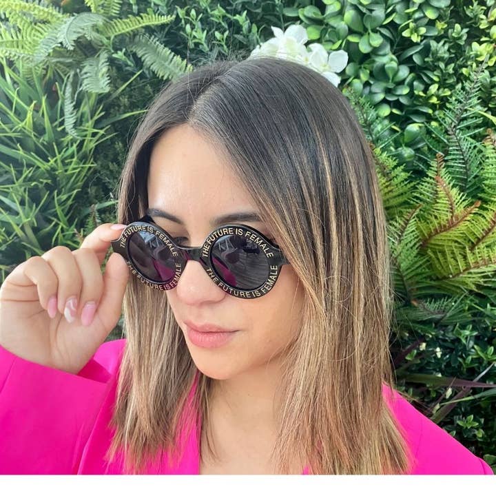 Gleam Eyewear - Wholesale Sunglasses - Women's - Future Is Female Sunglasses | Black9