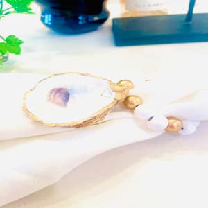 Oyster Shell Napkin Rings - Made on Maidstone