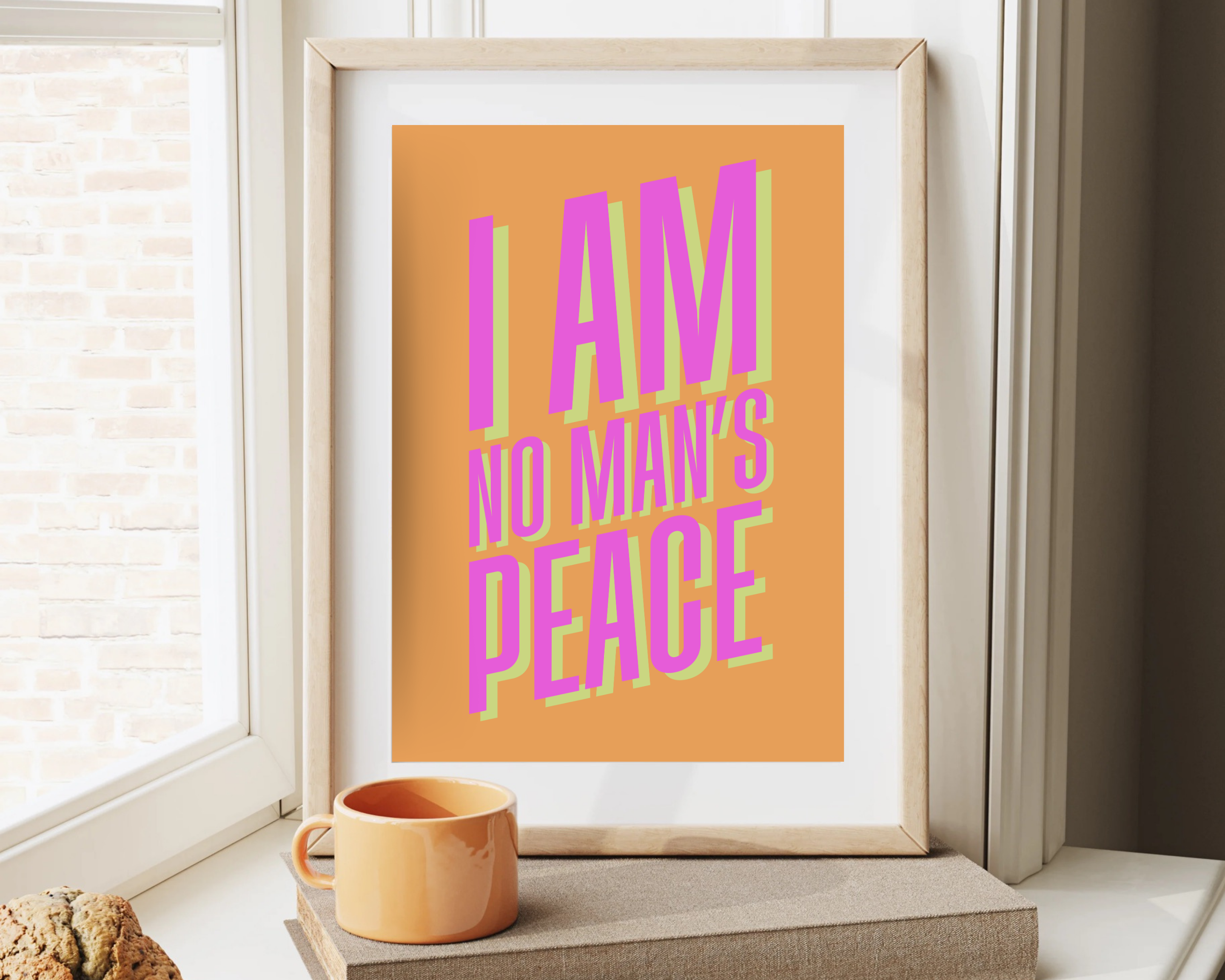 Olive Street Collective - Wholesale Art Print - I Am No Man's Peace Print10