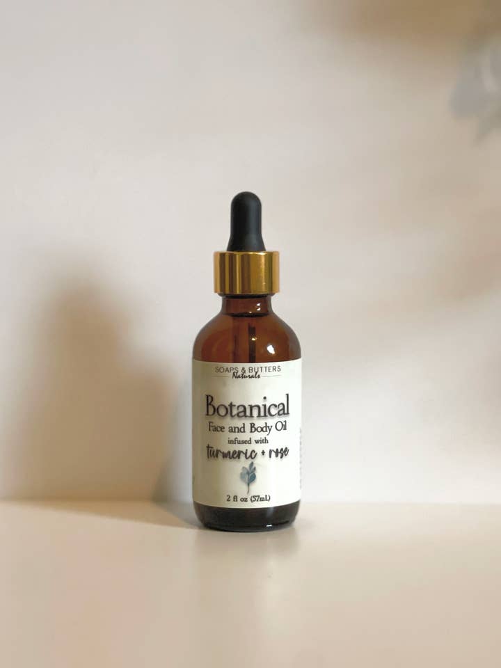 Kurkuma + botanisches Rosen-Gesichtsserum für den Großhandel von Soaps and Butters