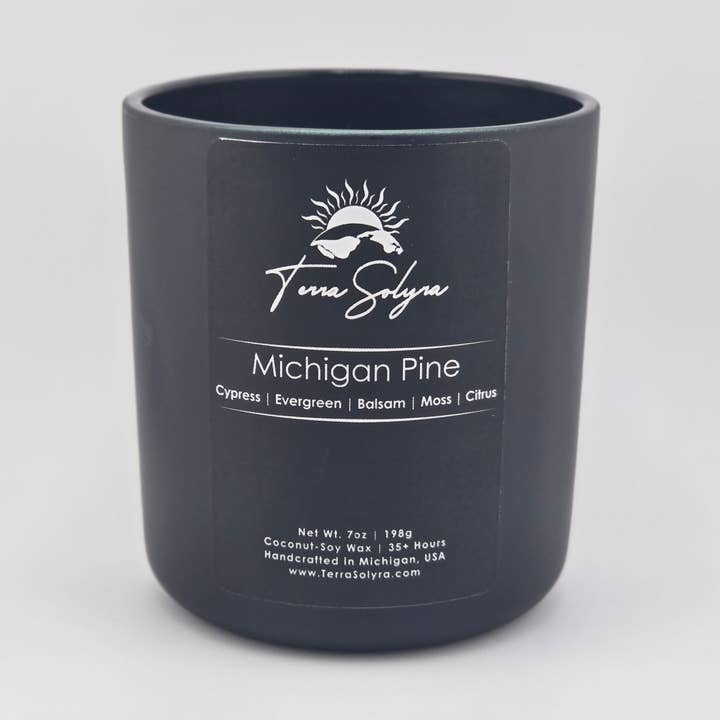 Terra Solyra LLC - Wholesale Jar/Filled Candle - Michigan Pine Candle