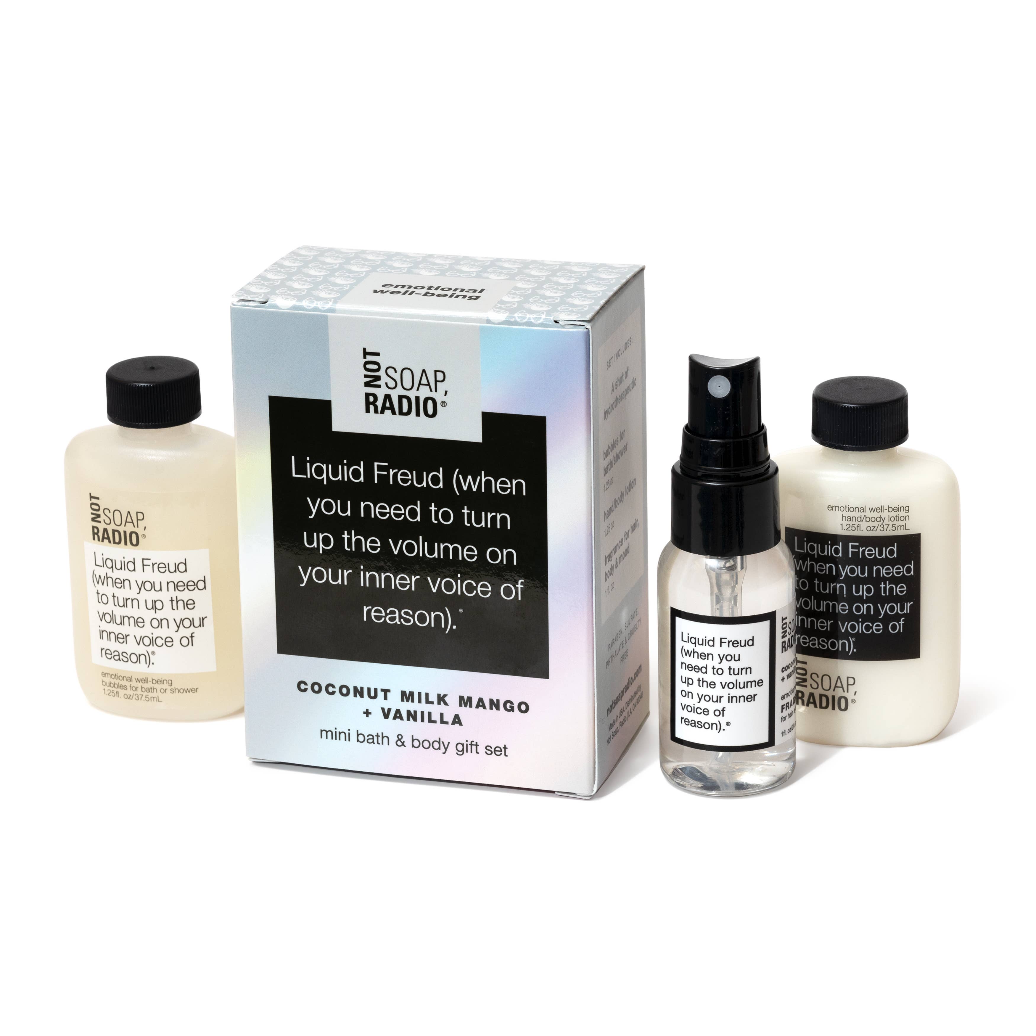 Not Soap, Radio - Wholesale Bath & Body Set - Liquid Freud Mini Gift Set1
