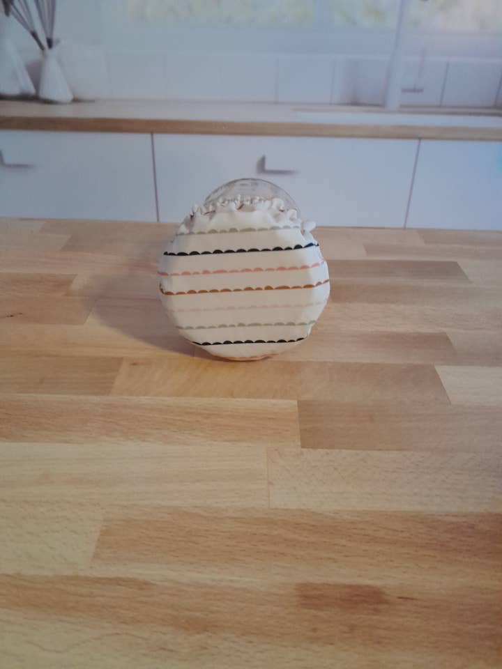 Waterproof Lined Jar Cover ~ Perfect for sourdough starters! for wholesale by Keetna Farm Goods