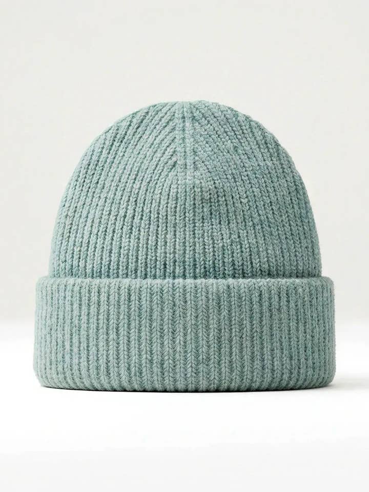 Women’s Merino Wool Beanie – Colfax – Muted Green for wholesale by Bondoodle