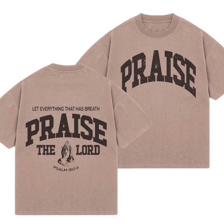 GLO- God's Love Overcomes - Wholesale Screen Printed T-Shirt - Women's - Praise The Lord Tee
