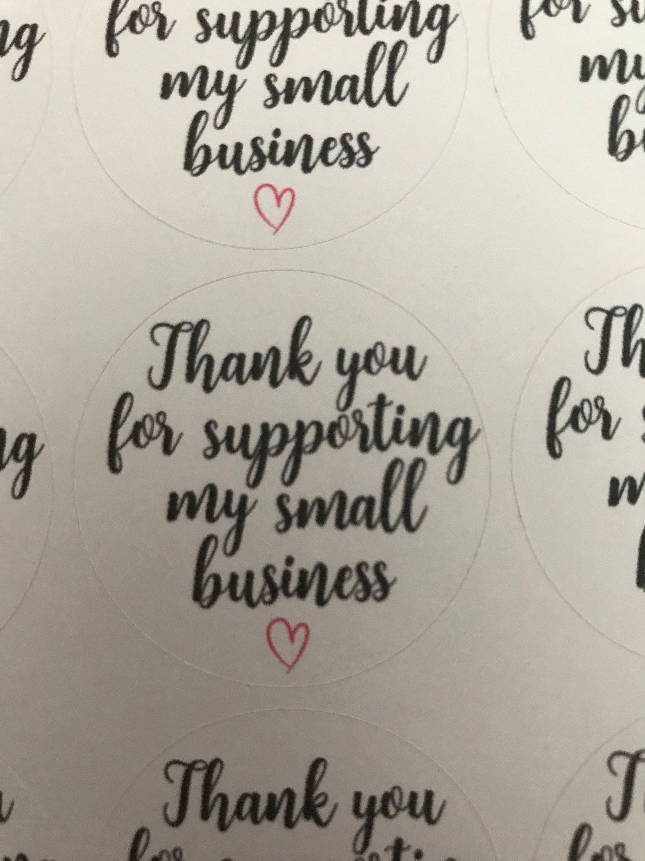 Megan Louise Creations - Vendita all'ingrosso Adesivo - Grazie per aver supportato i miei adesivi per piccole imprese0