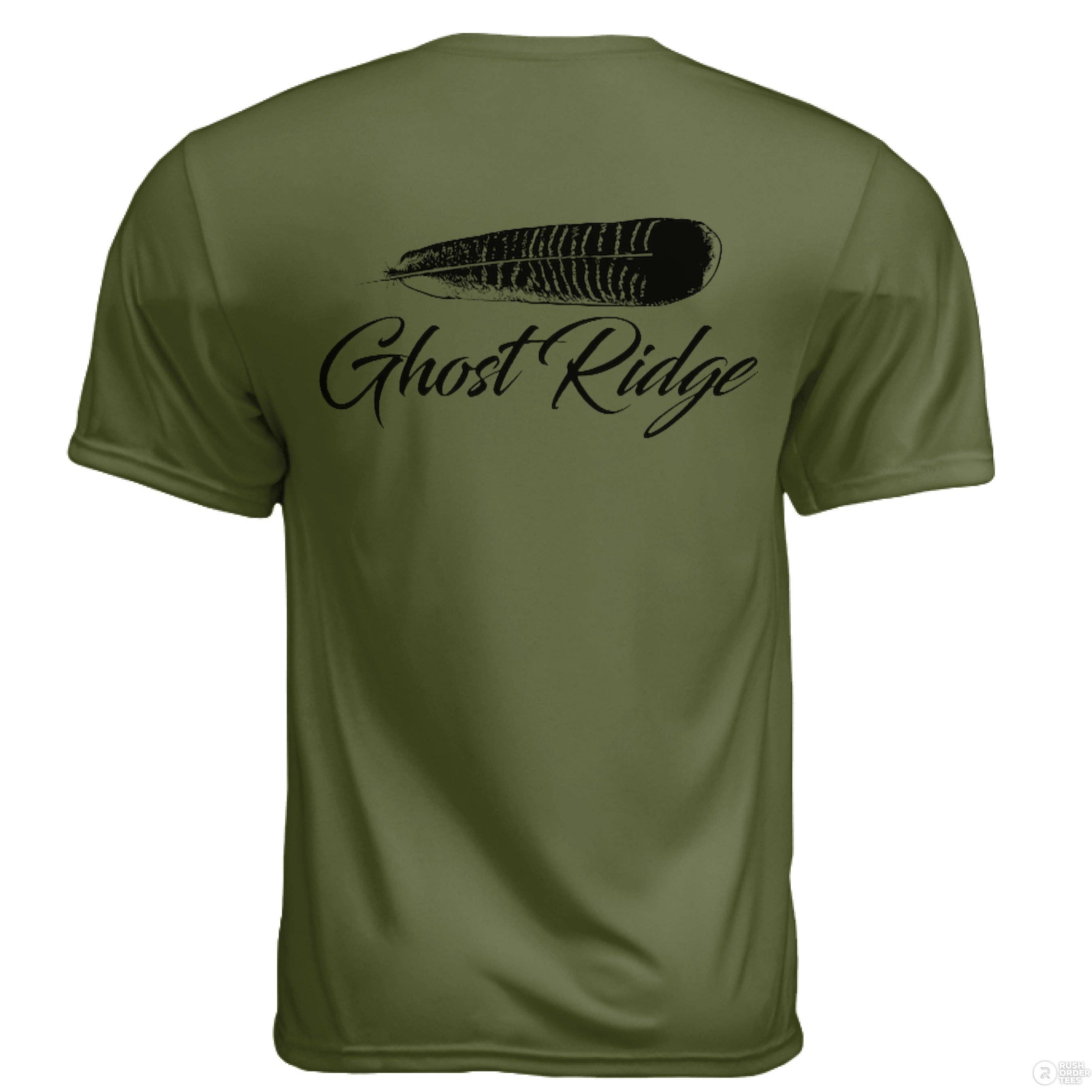 Ghost Ridge Brand - Wholesale Screen Printed T-Shirt - Men's - A4 Dri-Fit Feather TShirt6