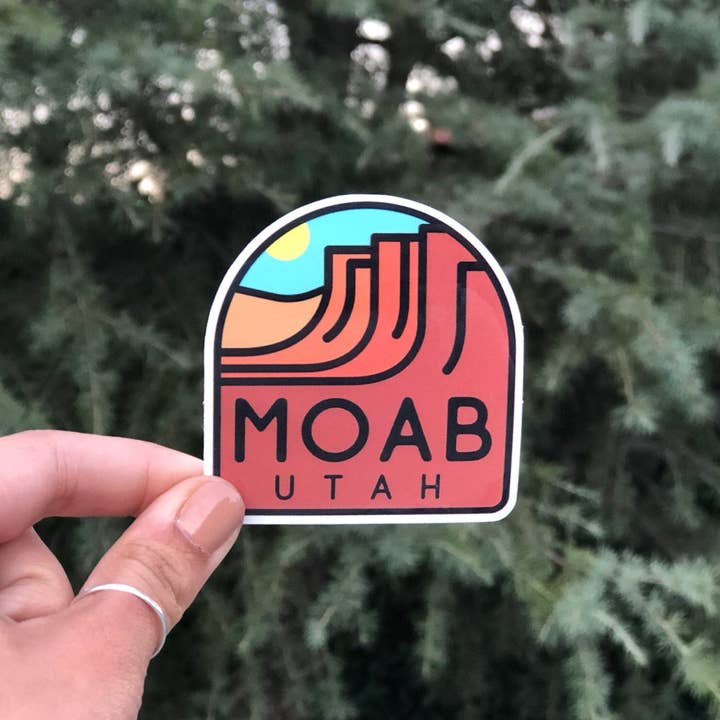 Squatchy - Wholesale Sticker - Moab Utah Decal Sticker for Outdoor Enthusiasts