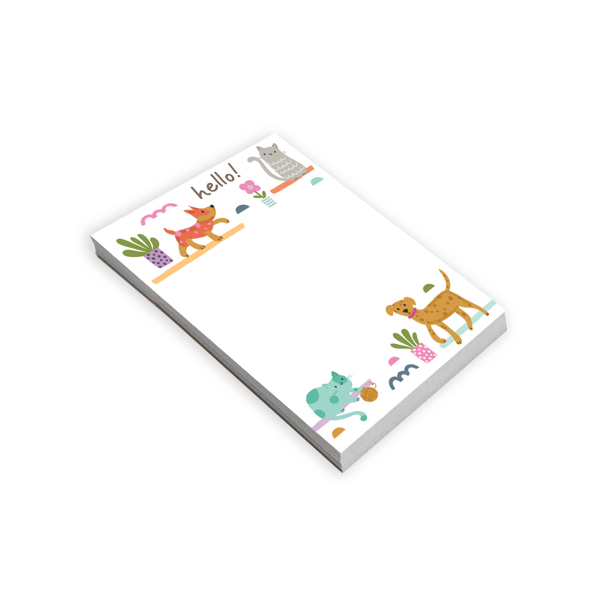 GINA B DESIGNS - Wholesale Notepad - Memo Pad - Cats & Dogs