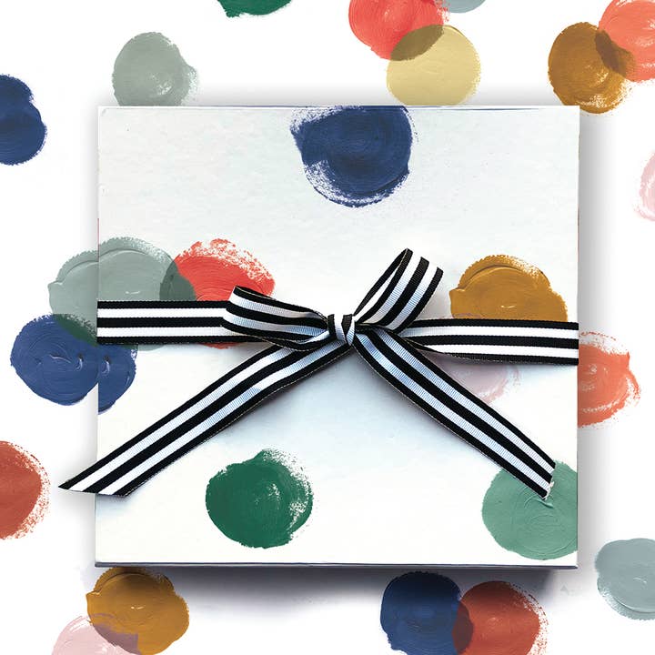 Enveloppe à pois des Fêtes pour la vente par The Paper Curator