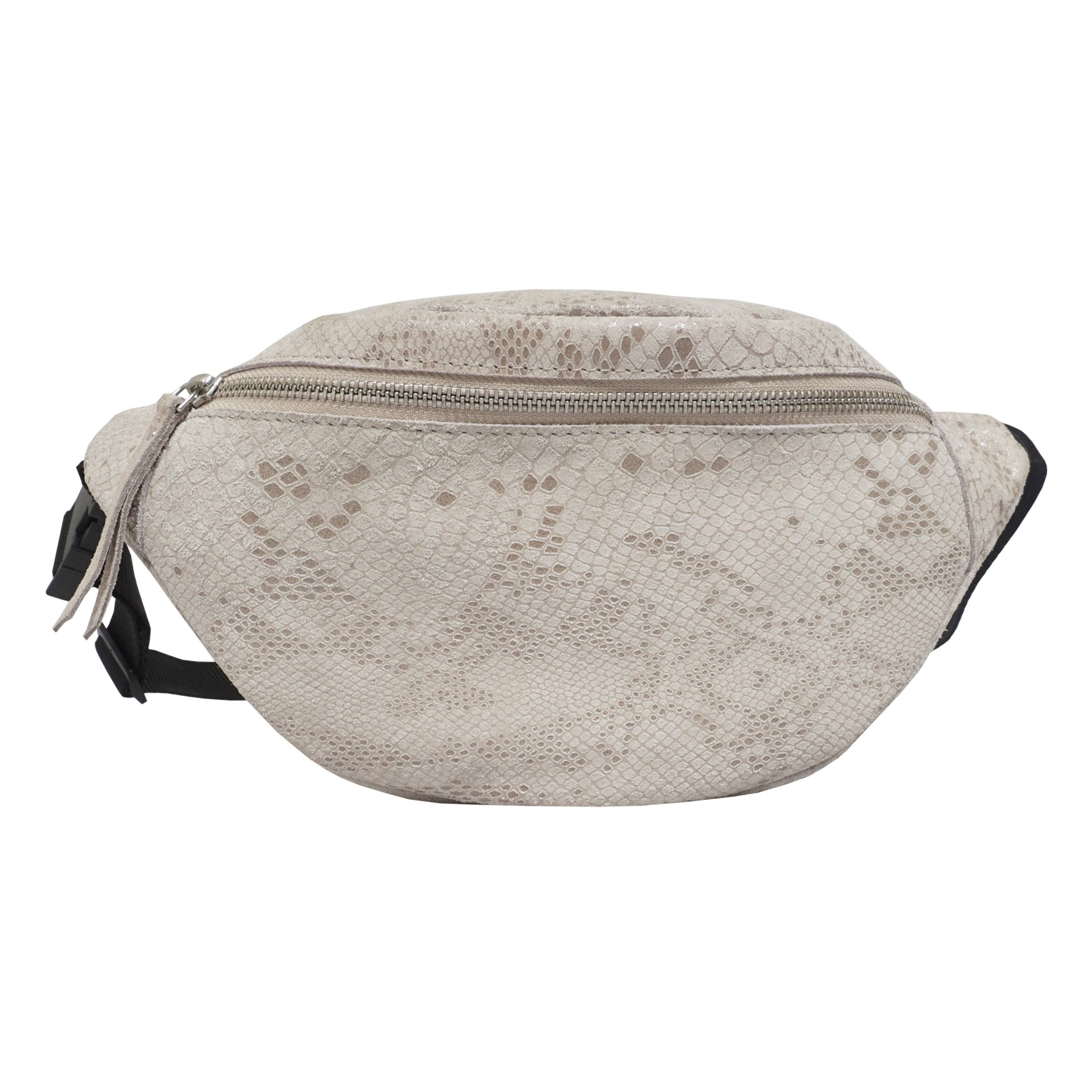 Assots London – wholesale Midjeväska - Dam – 'NOAH' naken Python orm läder Bum bälte väska6