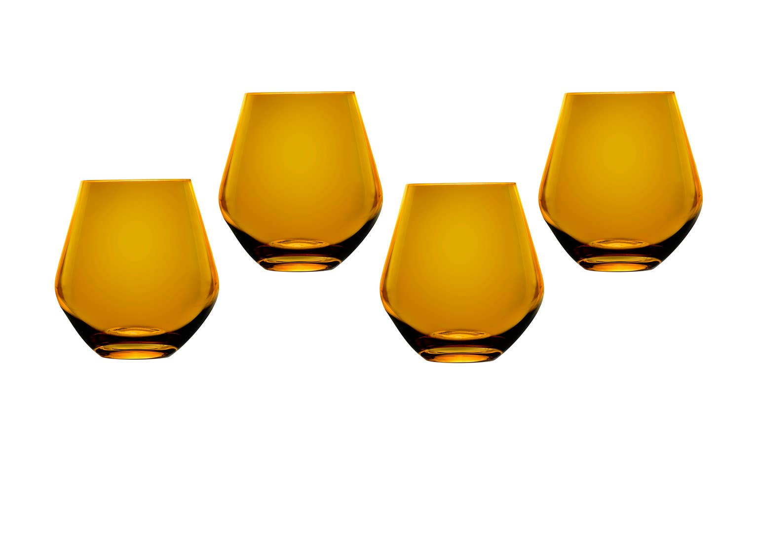 Godinger - Wholesale Wine Glass - Meridian Stemless Teal Wine Glass, Set of 46