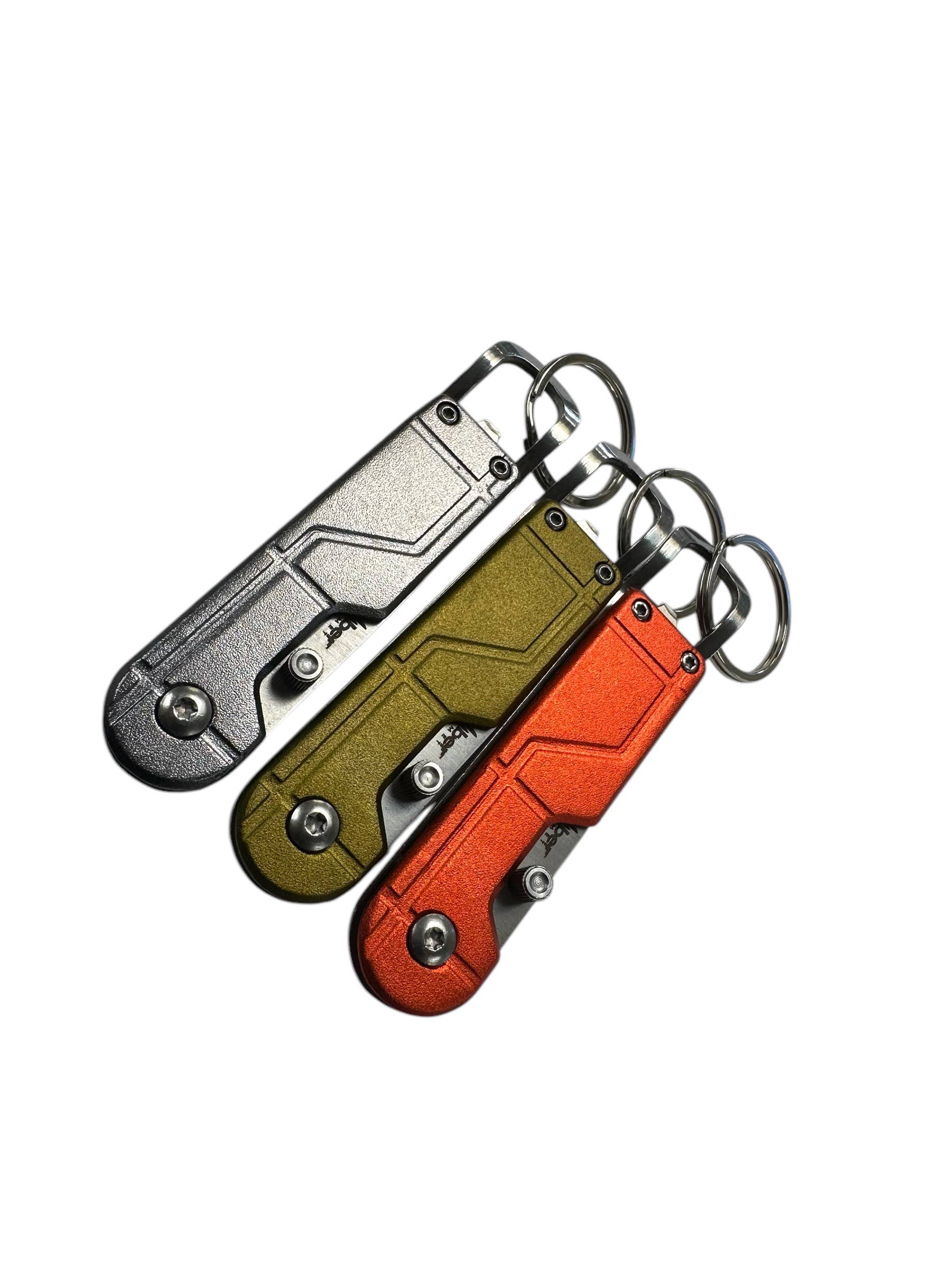 CALIBER GOURMET / CAMPCO - Wholesale Knife Set - Folding Knives / Bottle Opener & Keychain 12PC Display Box 2