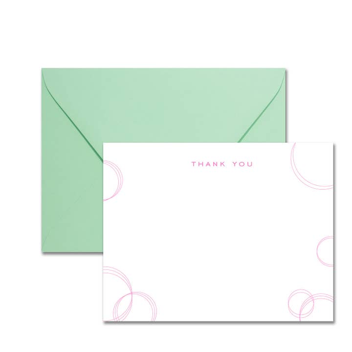 Fun Thank You Note Set for wholesale by Leslie Store
