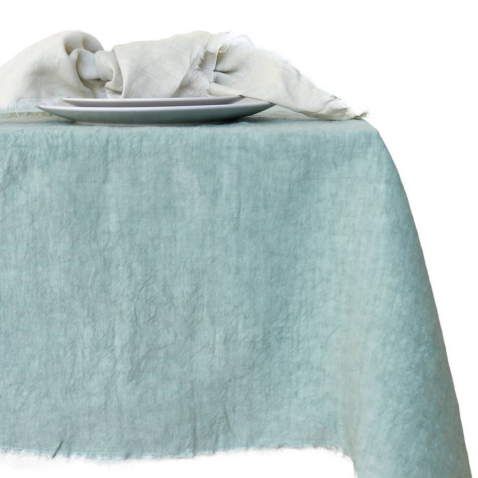 Giardino Segreto - Wholesale Tablecloth - TORN pure linen tablecloth2