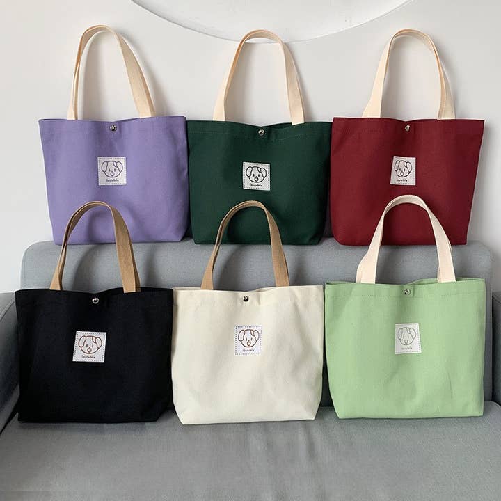 MKS America - Wholesale Tote Bag - Women's - Cute Cartoon Canvas Bag Tote Bag6