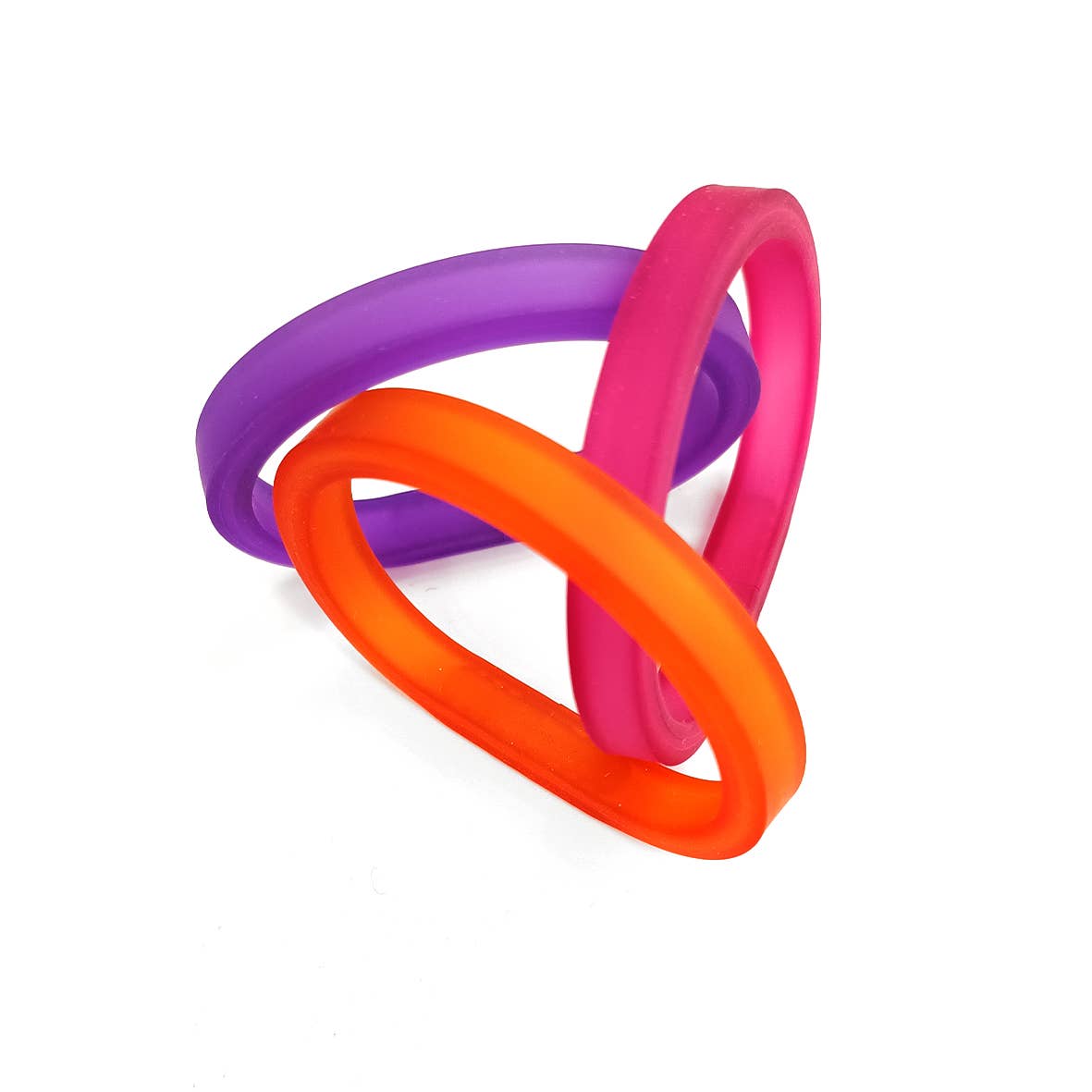 ALEX+SVET - Wholesale Bangle Bracelet - DRIM TRIO set of 3 hand-tinted rubber bracelets ESSENTIALS8