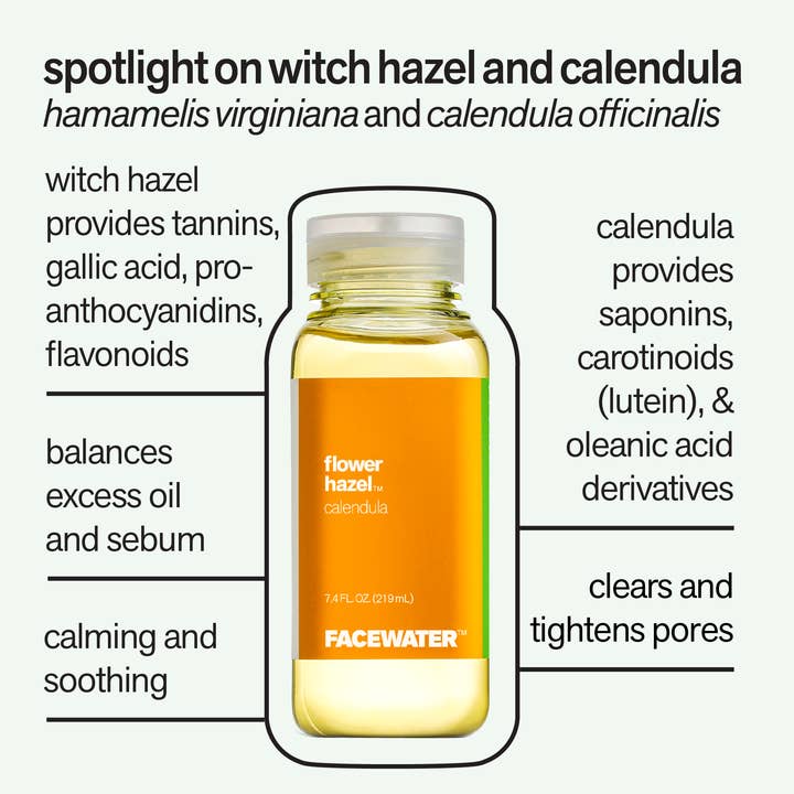 Plant Beauty Distillery - Wholesale Facial Toner - Flower Hazel Calendula Witch Hazel