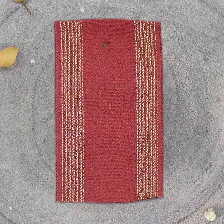 Banda elástica a rayas - Terracota para venta al por mayor de Atelier Brunette - Fabrics & Sewing Patterns Shop