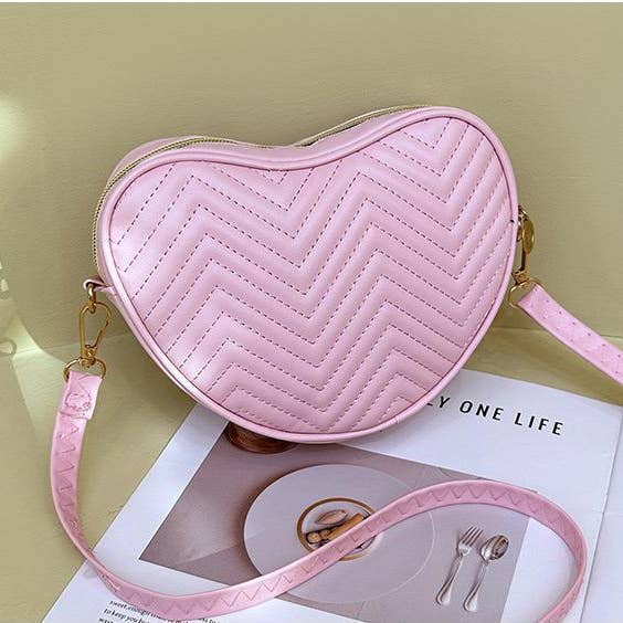 MKS America - Wholesale Crossbody Bag - Women's - LOVE Heart Crossbody Bag5