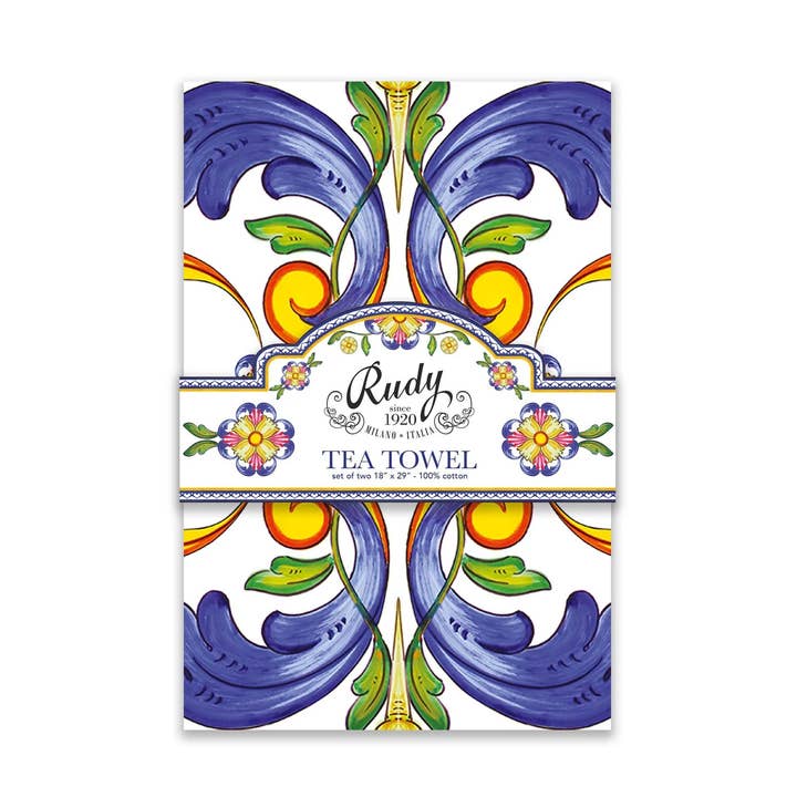 Gift Set Of Two Tea Towels for wholesale by Rudy Profumi